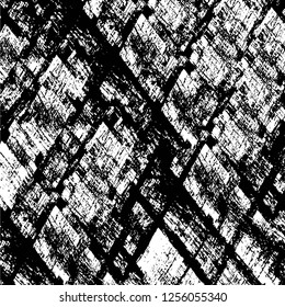 Vector grunge overlay texture. Black and white background