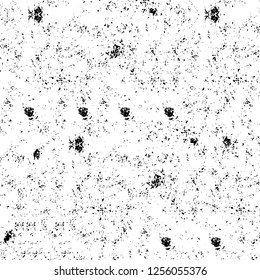 Vector grunge overlay texture. Black and white background