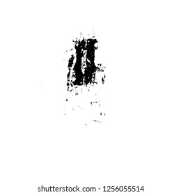 Vector grunge overlay texture. Black and white background