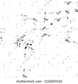 Vector grunge overlay texture. Black and white background