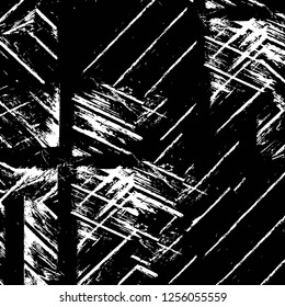 Vector grunge overlay texture. Black and white background