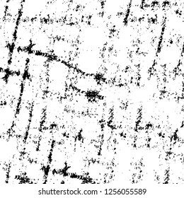 Vector grunge overlay texture. Black and white background