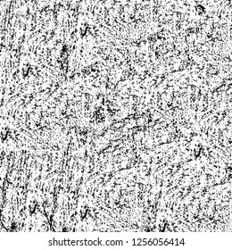 Vector grunge overlay texture. Black and white background
