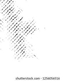 Vector grunge overlay texture. Black and white background