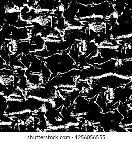 Vector grunge overlay texture. Black and white background