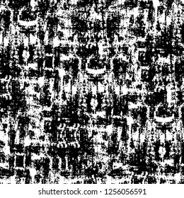 Vector grunge overlay texture. Black and white background