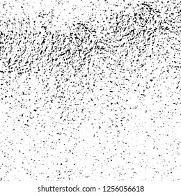 Vector grunge overlay texture. Black and white background