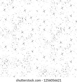 Vector grunge overlay texture. Black and white background