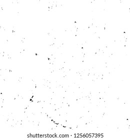 Vector grunge overlay texture. Black and white background