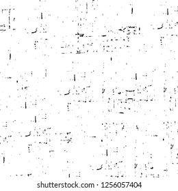 Vector grunge overlay texture. Black and white background