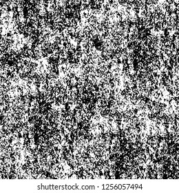 Vector grunge overlay texture. Black and white background