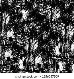 Vector grunge overlay texture. Black and white background