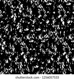 Vector grunge overlay texture. Black and white background