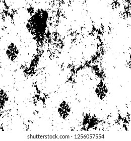 Vector grunge overlay texture. Black and white background
