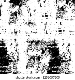 Vector grunge overlay texture. Black and white background