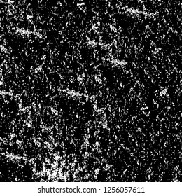 Vector grunge overlay texture. Black and white background