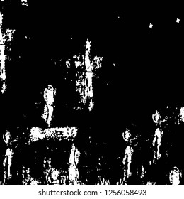 Vector grunge overlay texture. Black and white background