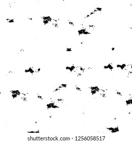 Vector grunge overlay texture. Black and white background