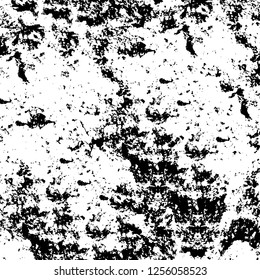 Vector grunge overlay texture. Black and white background