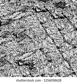 Vector grunge overlay texture. Black and white background