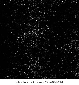 Vector grunge overlay texture. Black and white background
