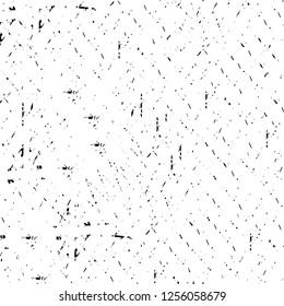 Vector grunge overlay texture. Black and white background