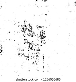 Vector grunge overlay texture. Black and white background