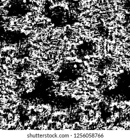 Vector grunge overlay texture. Black and white background