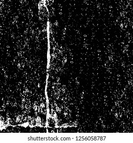 Vector grunge overlay texture. Black and white background