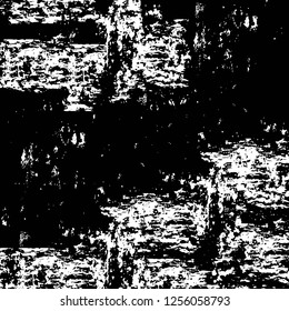 Vector grunge overlay texture. Black and white background