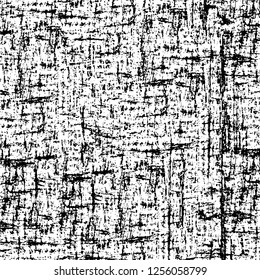 Vector grunge overlay texture. Black and white background