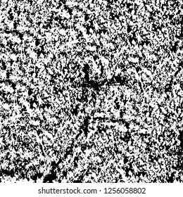 Vector grunge overlay texture. Black and white background