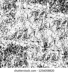 Vector grunge overlay texture. Black and white background