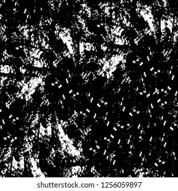 Vector grunge overlay texture. Black and white background