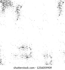 Vector grunge overlay texture. Black and white background