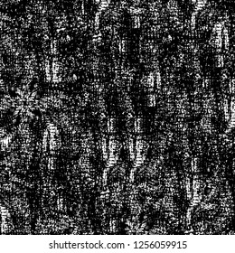Vector grunge overlay texture. Black and white background