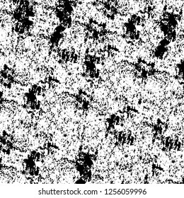 Vector grunge overlay texture. Black and white background
