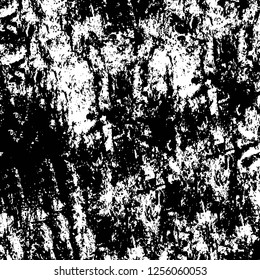 Vector grunge overlay texture. Black and white background