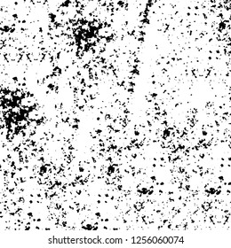 Vector grunge overlay texture. Black and white background
