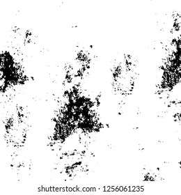 Vector grunge overlay texture. Black and white background