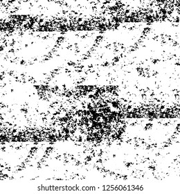 Vector grunge overlay texture. Black and white background