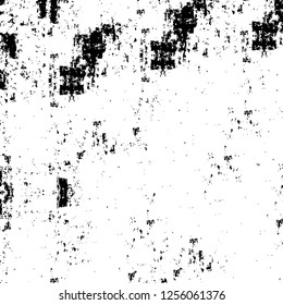 Vector grunge overlay texture. Black and white background