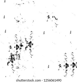 Vector grunge overlay texture. Black and white background
