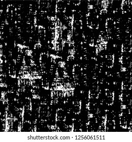 Vector grunge overlay texture. Black and white background
