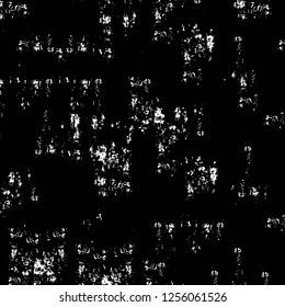 Vector grunge overlay texture. Black and white background