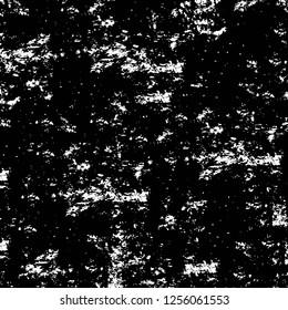 Vector grunge overlay texture. Black and white background