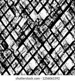 Vector grunge overlay texture. Black and white background