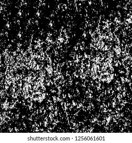 Vector grunge overlay texture. Black and white background