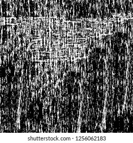 Vector grunge overlay texture. Black and white background