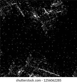 Vector grunge overlay texture. Black and white background